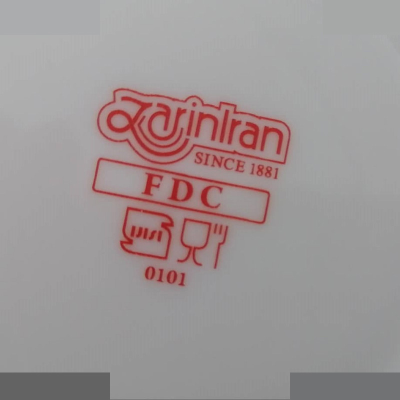 ست فنجان و نعلبکی 12 پارچه قهوه خوری چینی زرین ایران مدل ایتالیا 6 زرین درجه سه