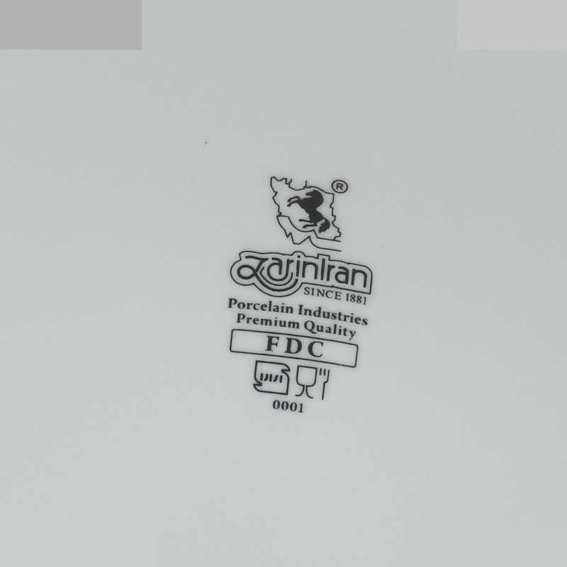 سوپ خوری چینی زرین سری ایتالیا اف مدل 0001