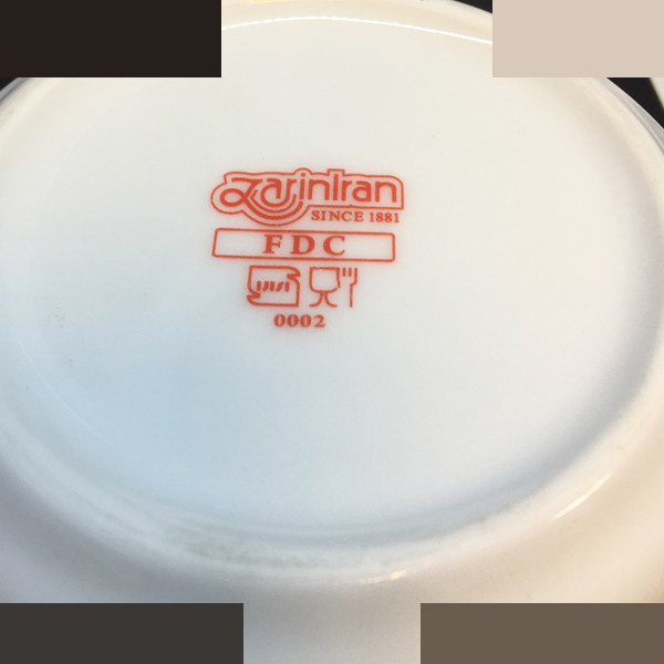 قندان چینی زرین ایران مدل رادیانس HM03