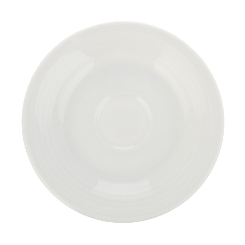 نعلبکی چینی زرین ایران سری هتلی 49 مدل سفید کد 13 درجه یک