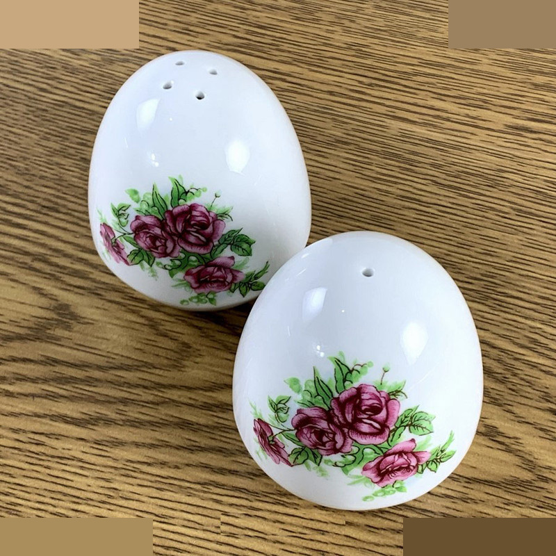 ست نمک پاش و فلفل پاش چینی زرین ایران مدل بیدگل درجه عالی