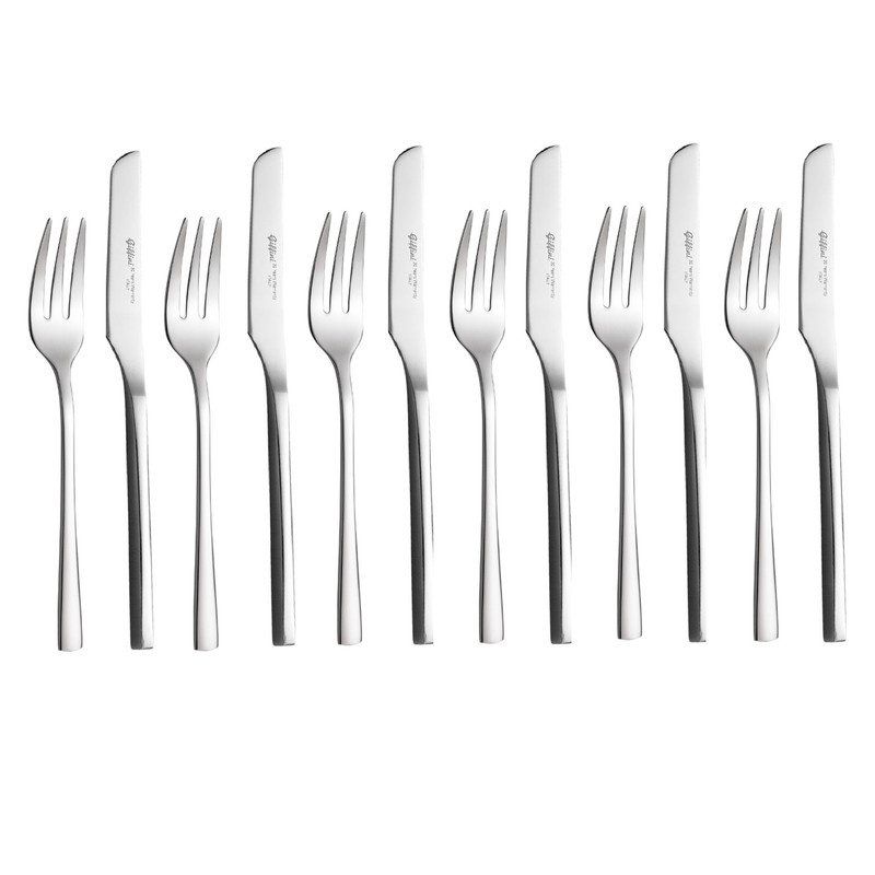 سرویس کارد و چنگال 12 پارچه جی فی نی مدل G-CHICAGO