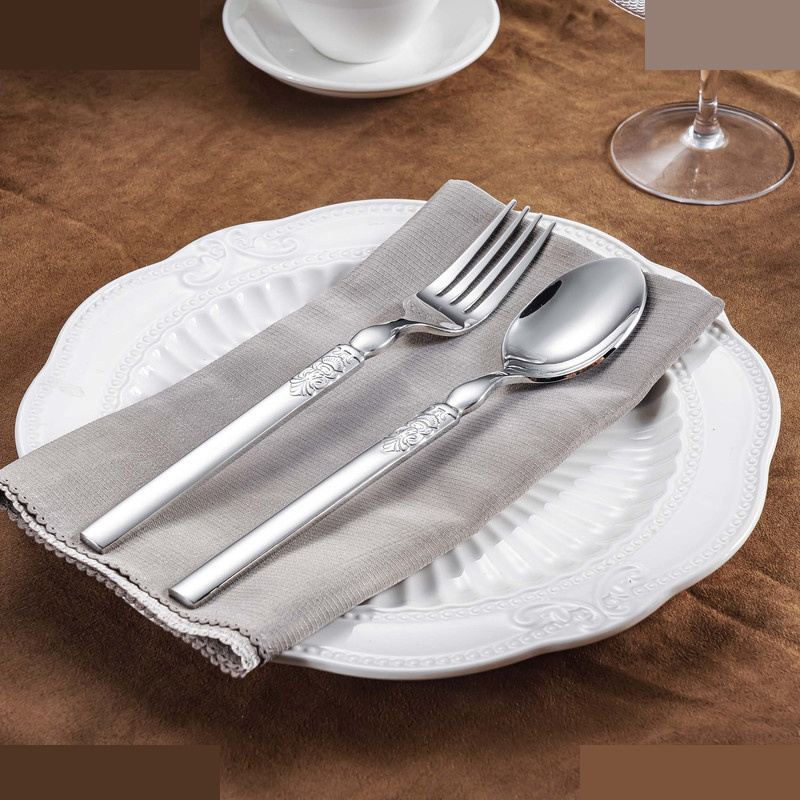 سرویس قاشق و چنگال 3 پارچه جی فی نی کد 55