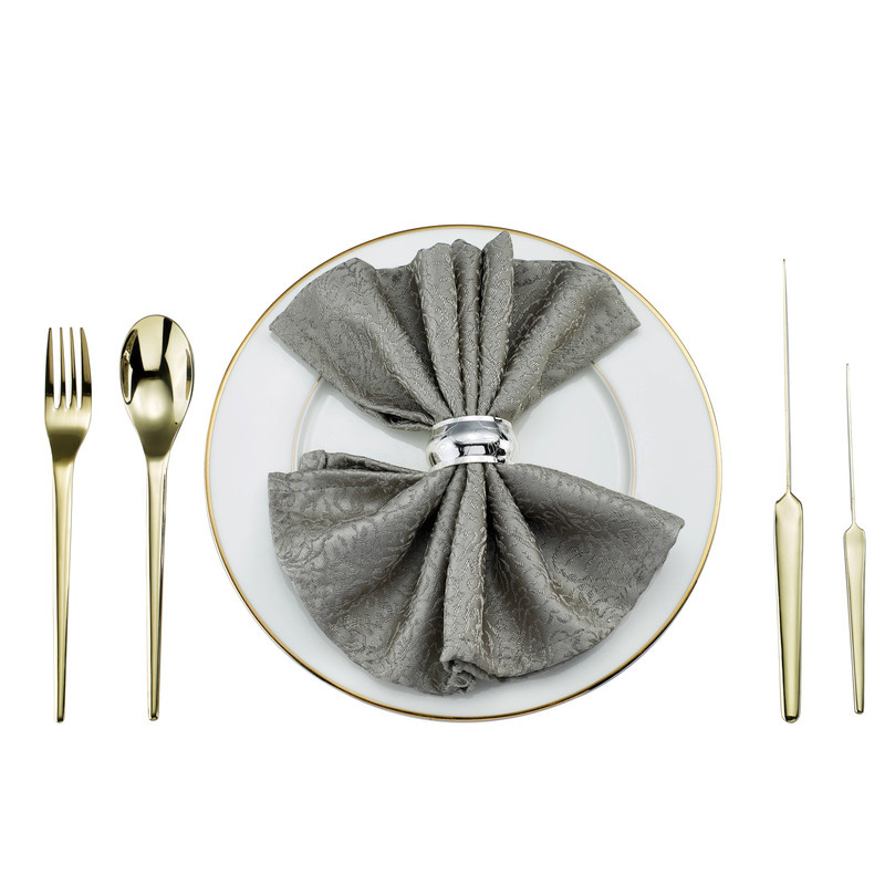 سرویس قاشق و چنگال 142 پارچه جی فی نی مدل T-608 لاکچری سرویس قاشق و چنگال 142 پارچه جی فی نی مدل T-608 لاکچری