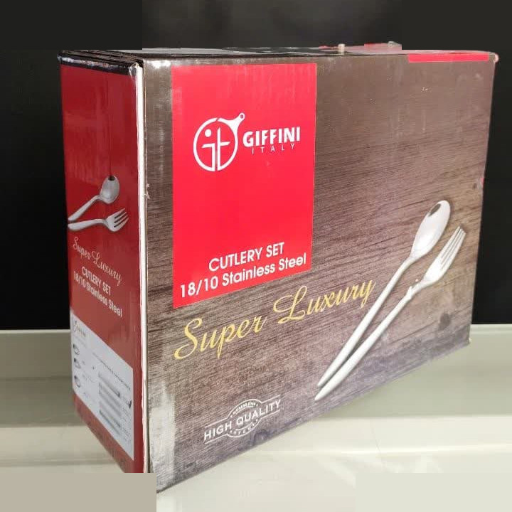 سرویس قاشق و چنگال 142 پارچه جی فی نی مدل 042