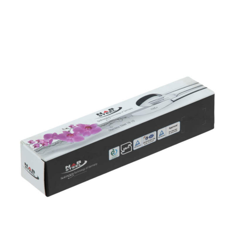 کارد میوه خوری ناب استیل مدل برلین سندبلاست بسته شش عددی