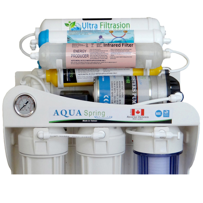 دستگاه تصفیه کننده آب آکوآ اسپرینگ مدل UF-SF4500 به همراه کیت نشتی گیر