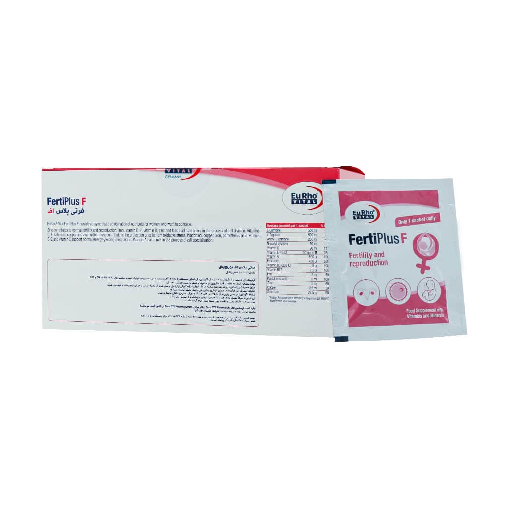 ساشه فرتی پلاس اف یوروویتال 30 عدد