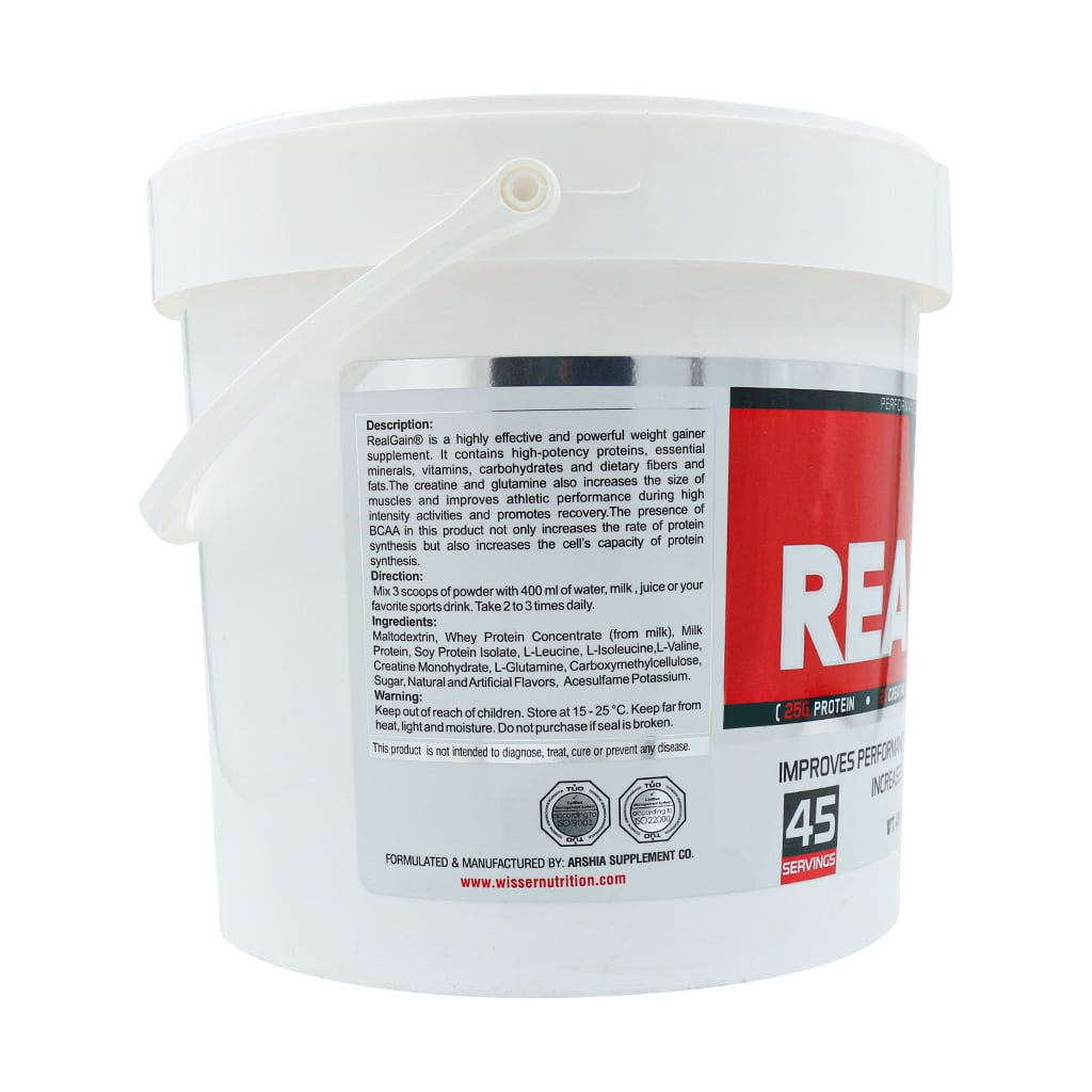 پودر رئال گین ویثر 4540 گرم پودر رئال گین ویثر 4540 گرم