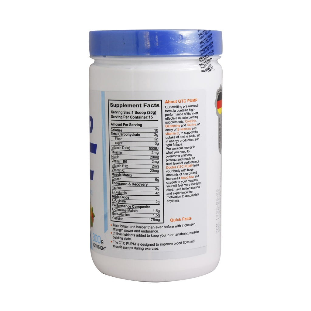 پودر پمپ جی تی سی دوبیس ۳۰۰ گرم پودر پمپ جی تی سی دوبیس ۳۰۰ گرم