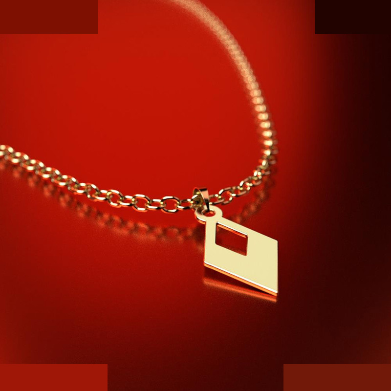 نیم ست طلا 18 عیار زنانه مدوپد مدل لوزی کد NA11940 نیم ست طلا 18 عیار زنانه مدوپد مدل لوزی کد NA11940