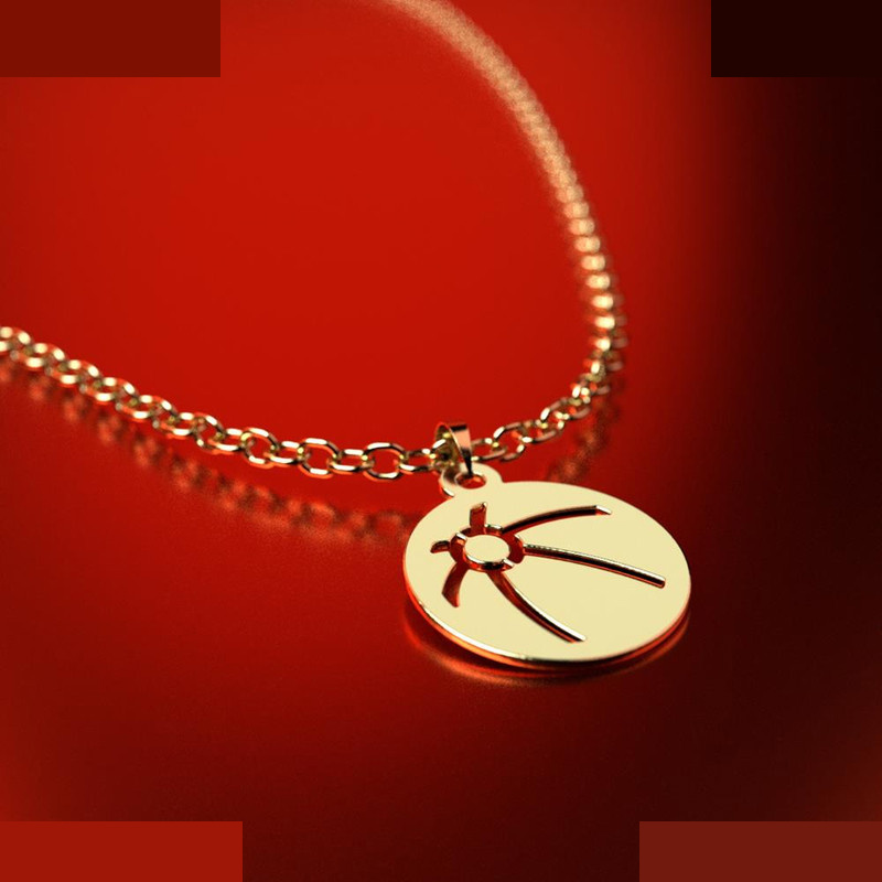 نیم ست طلا 18 عیار زنانه مدوپد مدل توپ بسکتبال کد NA12256