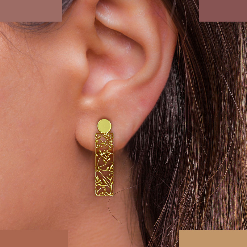 نیم ست طلا 18 عیار زنانه مدوپد مدل مستطیل کد NA14462 نیم ست طلا 18 عیار زنانه مدوپد مدل مستطیل کد NA14462