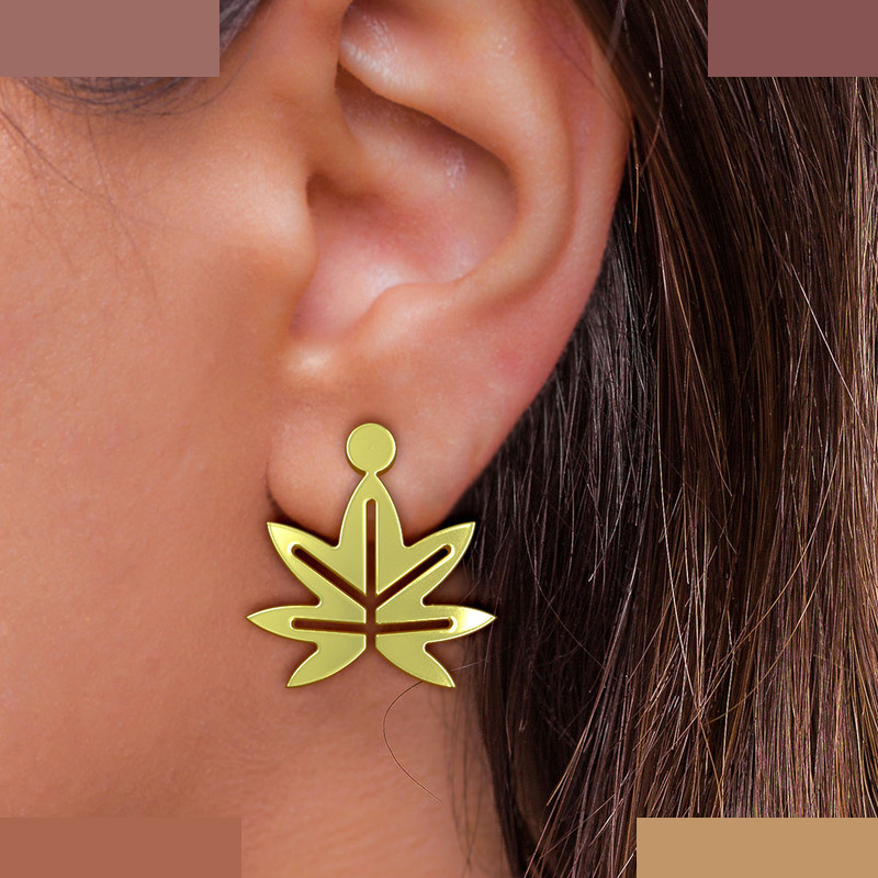 نیم ست طلا 18 عیار زنانه مدوپد مدل برگ کد NA15864 نیم ست طلا 18 عیار زنانه مدوپد مدل برگ کد NA15864