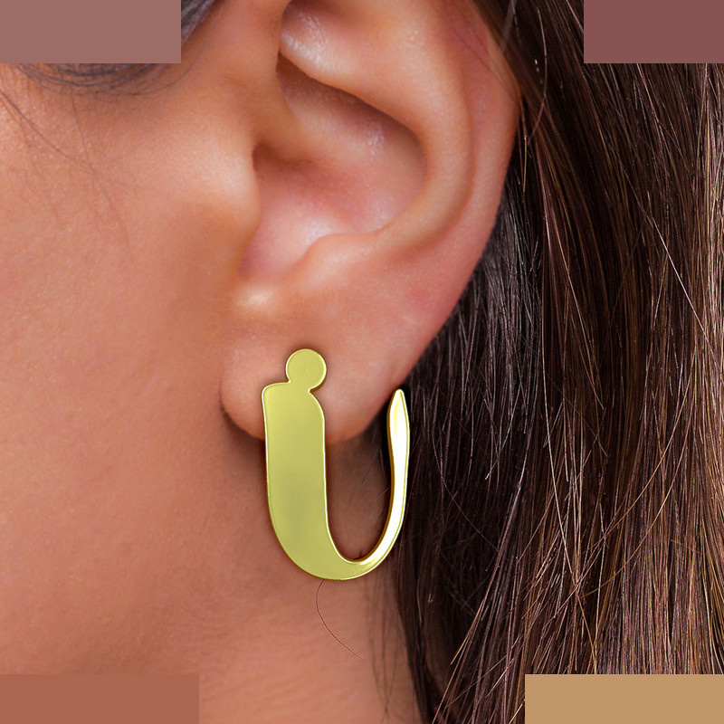 نیم ست طلا 18 عیار زنانه مدوپد مدل حرف U کد NA16652 نیم ست طلا 18 عیار زنانه مدوپد مدل حرف U کد NA16652