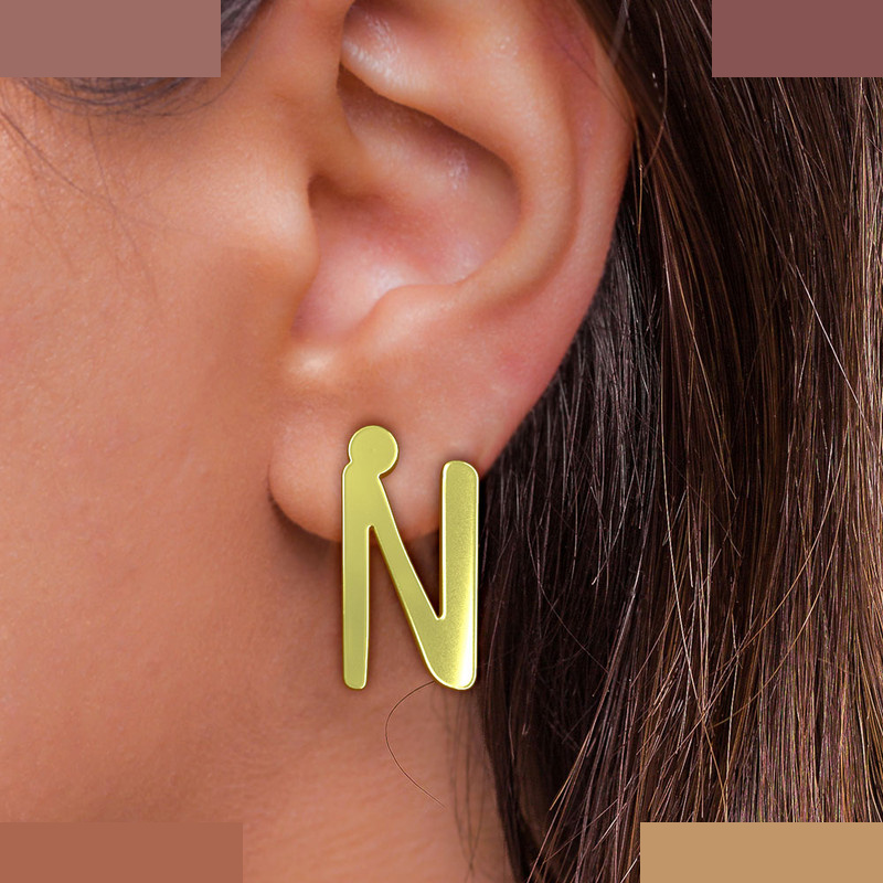 نیم ست طلا 18 عیار زنانه مدوپد مدل حرف N کد NA16774 نیم ست طلا 18 عیار زنانه مدوپد مدل حرف N کد NA16774