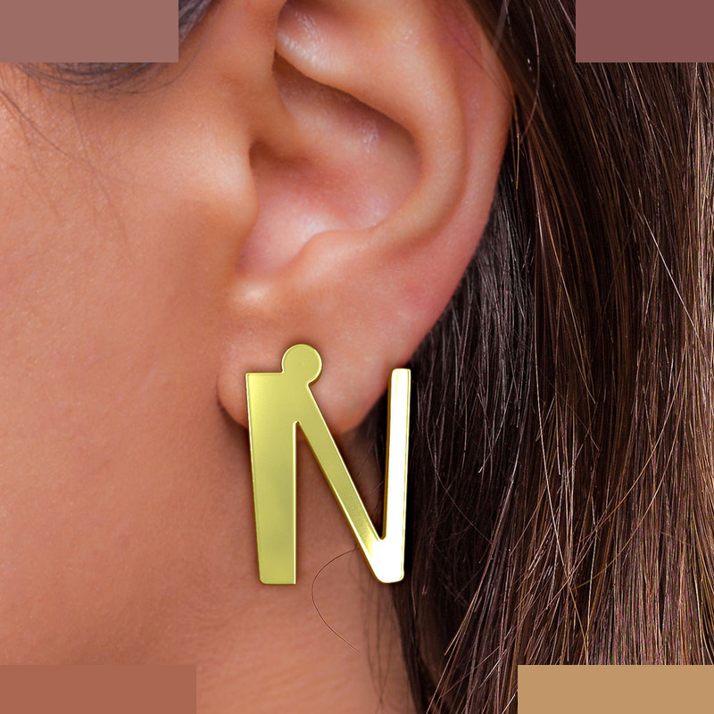 نیم ست طلا 18 عیار زنانه مدوپد مدل حرف N کد NA16848 نیم ست طلا 18 عیار زنانه مدوپد مدل حرف N کد NA16848