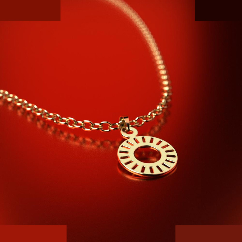 نیم ست طلا 18 عیار زنانه مدوپد مدل دایره کد NA10616 نیم ست طلا 18 عیار زنانه مدوپد مدل دایره کد NA10616