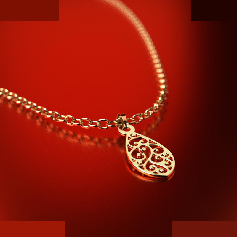 نیم ست طلا 18 عیار زنانه مدوپد مدل اسلمیی کد NA10802