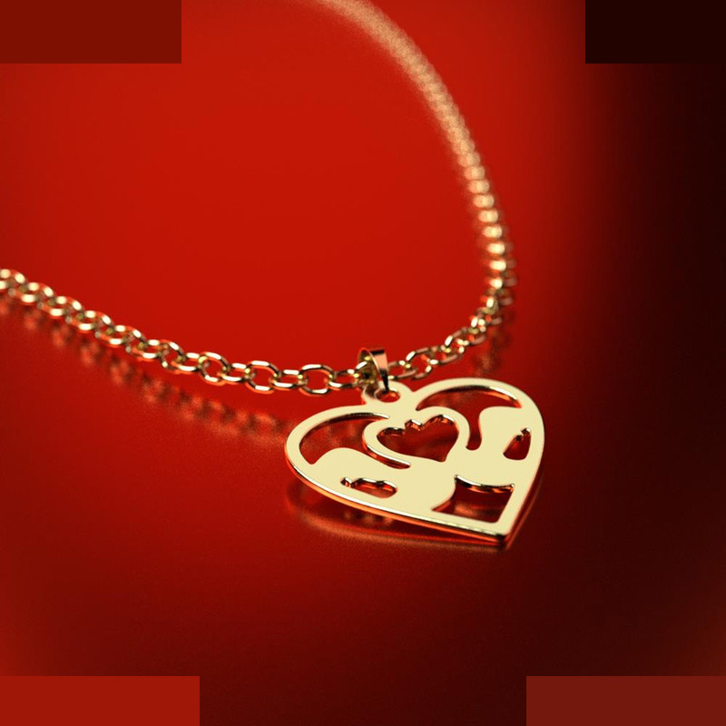 نیم ست طلا 18 عیار زنانه مدوپد مدل قلب کد NA11035 نیم ست طلا 18 عیار زنانه مدوپد مدل قلب کد NA11035