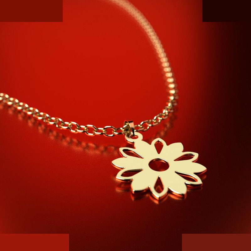 نیم ست طلا 18 عیار زنانه مدوپد مدل گل کد NA11096 نیم ست طلا 18 عیار زنانه مدوپد مدل گل کد NA11096