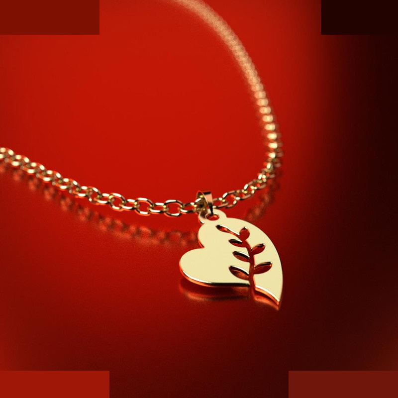 نیم ست طلا 18 عیار زنانه مدوپد مدل قلب کد NA11117 نیم ست طلا 18 عیار زنانه مدوپد مدل قلب کد NA11117