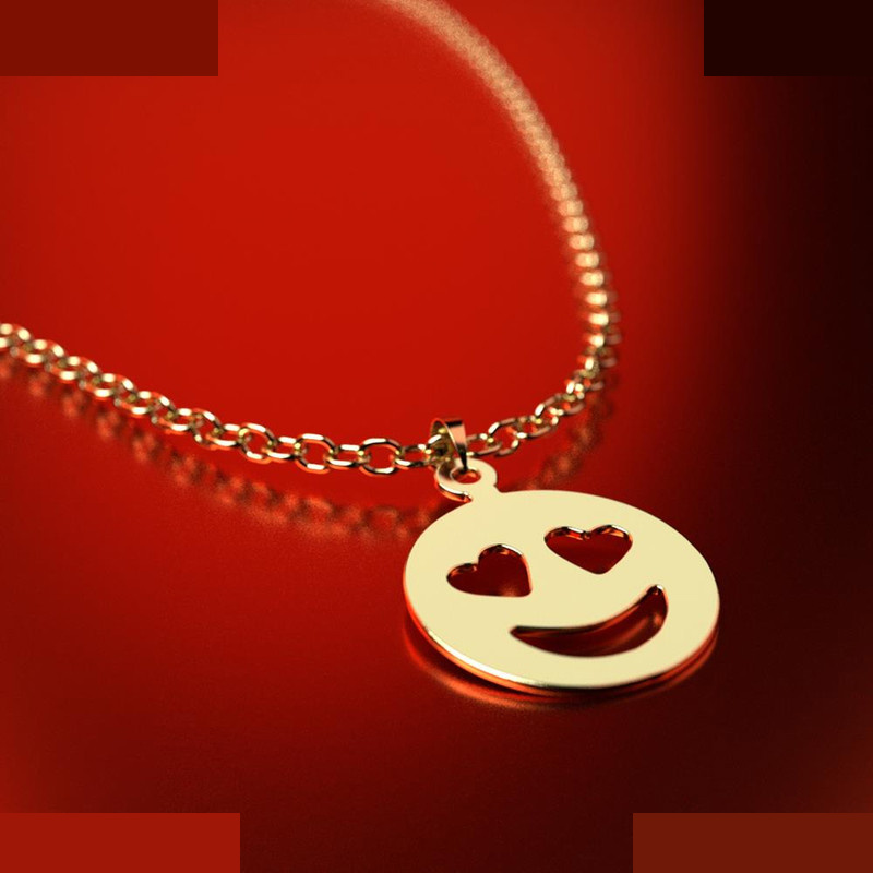 نیم ست طلا 18 عیار زنانه مدوپد مدل ایموجی کد NA11131