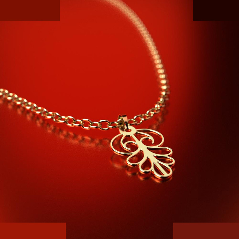 نیم ست طلا 18 عیار زنانه مدوپد مدل هندسی کد NA11147