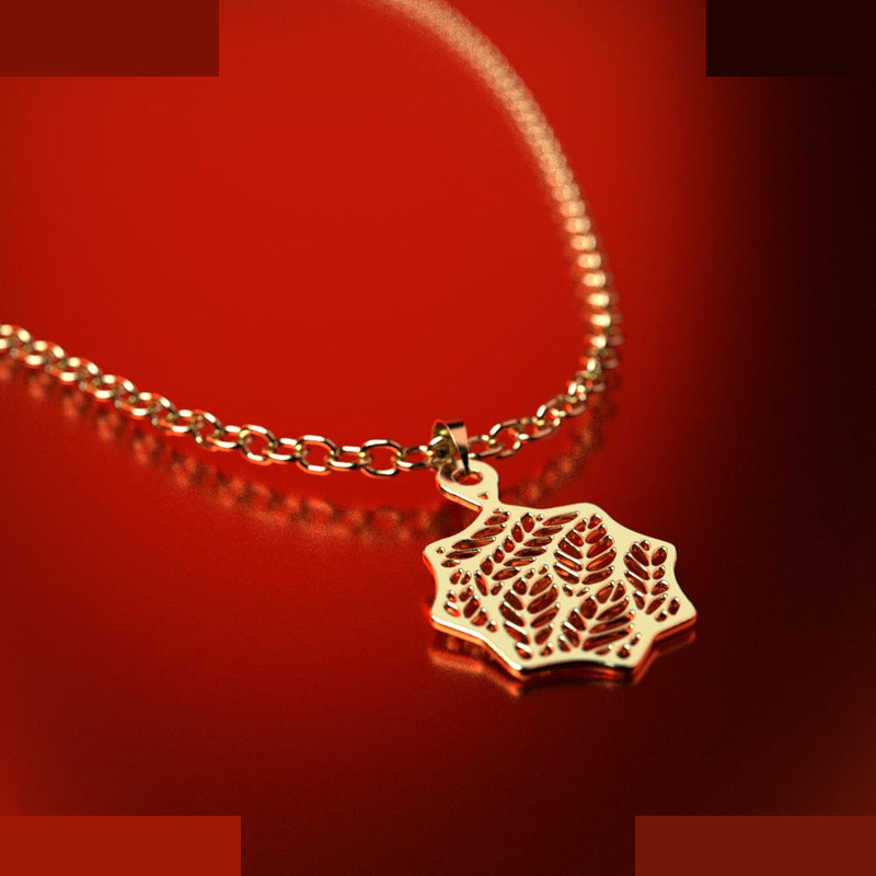 نیم ست طلا 18 عیار زنانه مدوپد مدل هندسی کد NA11419