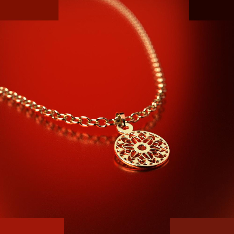 نیم ست طلا 18 عیار زنانه مدوپد مدل دایره کد NA11487 نیم ست طلا 18 عیار زنانه مدوپد مدل دایره کد NA11487