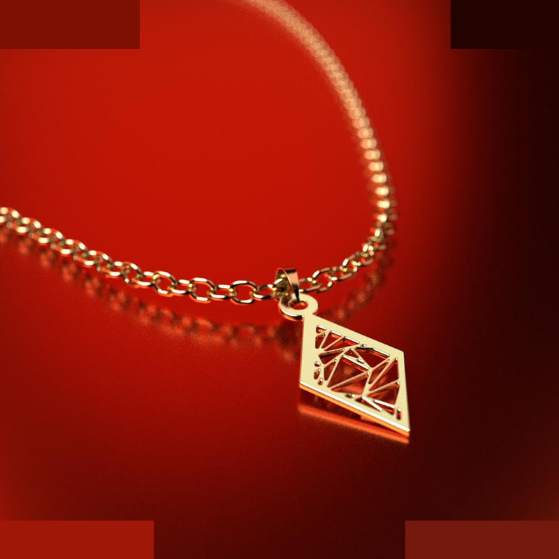 نیم ست طلا 18 عیار زنانه مدوپد مدل لوزی کد NA11510 نیم ست طلا 18 عیار زنانه مدوپد مدل لوزی کد NA11510