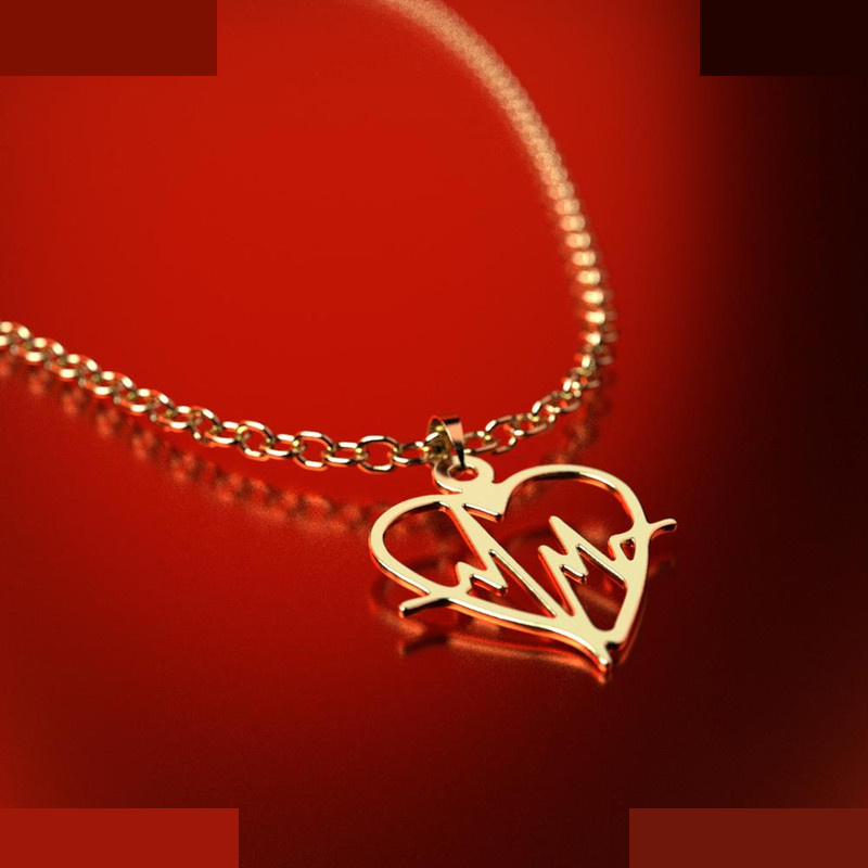 نیم ست طلا 18 عیار زنانه مدوپد مدل قلب و نبض کد NA11704 نیم ست طلا 18 عیار زنانه مدوپد مدل قلب و نبض کد NA11704