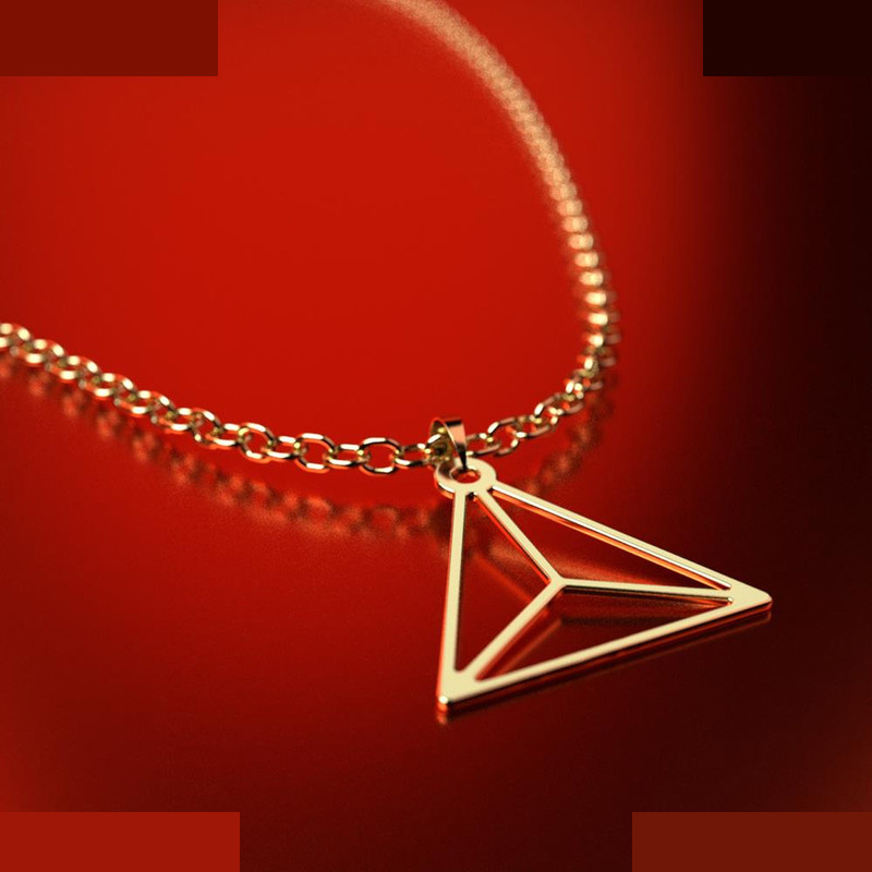 نیم ست طلا 18 عیار زنانه مدوپد مدل مثلث کد NA11829 نیم ست طلا 18 عیار زنانه مدوپد مدل مثلث کد NA11829