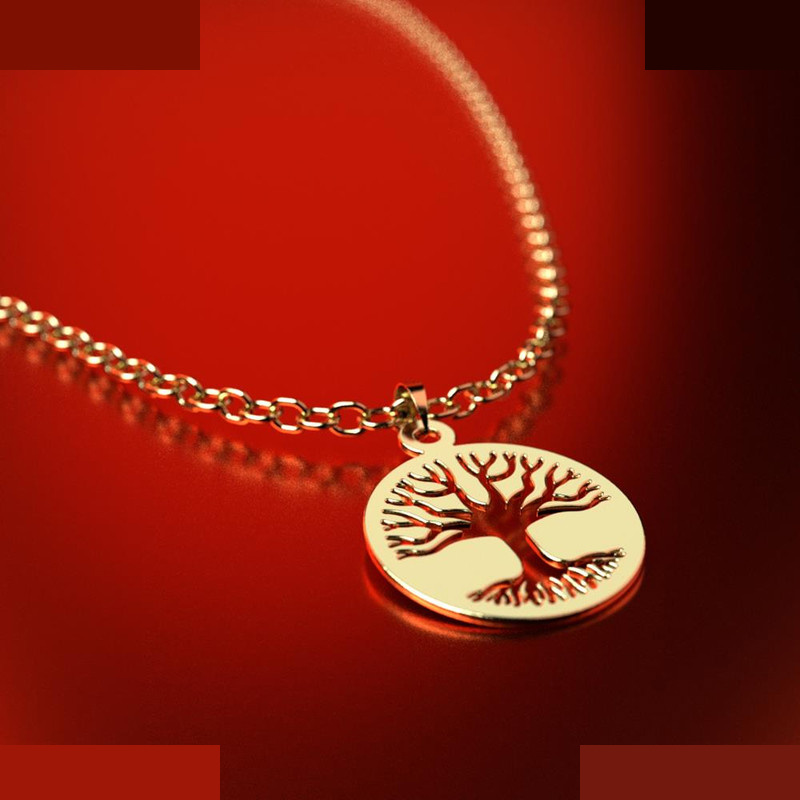 نیم ست طلا 18 عیار زنانه مدوپد مدل درخت کد NA11211 نیم ست طلا 18 عیار زنانه مدوپد مدل درخت کد NA11211