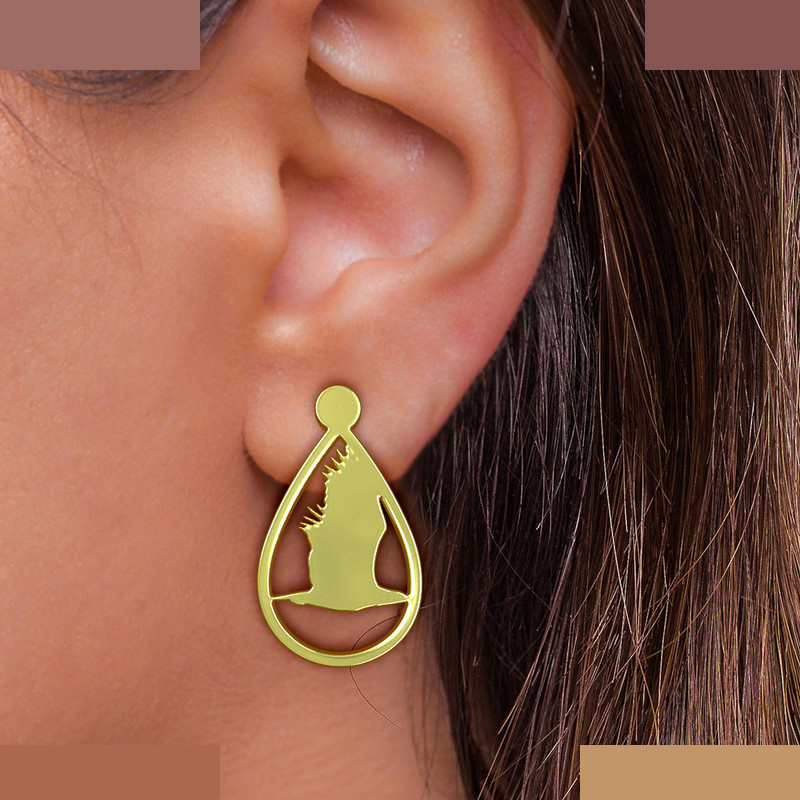 گوشواره طلا 18 عیار زنانه مدوپد مدل پرنده کد GA1-12253 گوشواره طلا 18 عیار زنانه مدوپد مدل پرنده کد GA1-12253