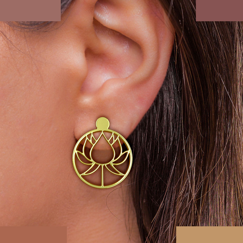 گوشواره طلا 18 عیار زنانه مدوپد مدل گل کد GA1-12287 گوشواره طلا 18 عیار زنانه مدوپد مدل گل کد GA1-12287