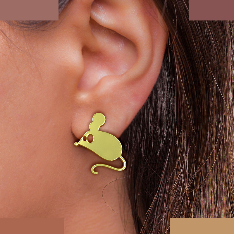 گوشواره طلا 18 عیار زنانه مدوپد مدل »وش کد GA1-12927 گوشواره طلا 18 عیار زنانه مدوپد مدل »وش کد GA1-12927