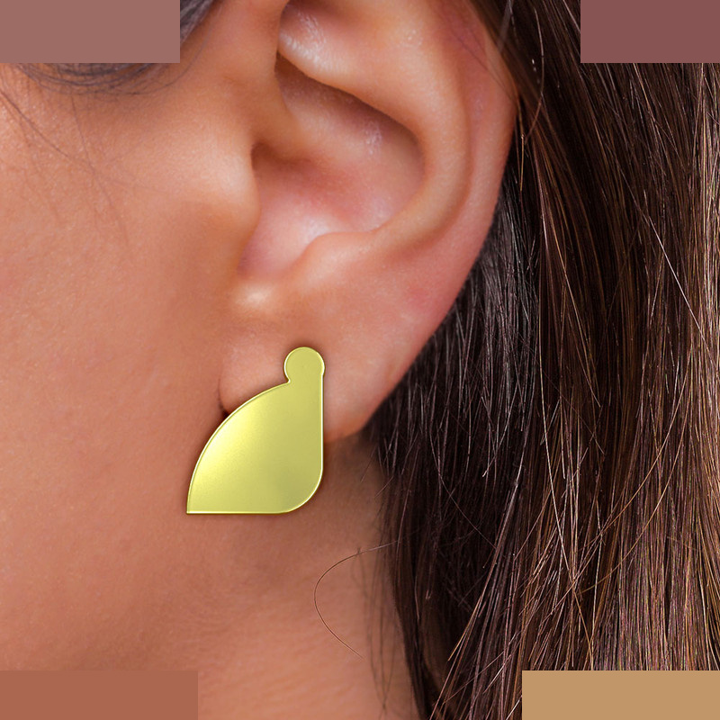 گوشواره طلا 18 عیار زنانه مدوپد مدل هندسی کد GA1-14062 گوشواره طلا 18 عیار زنانه مدوپد مدل هندسی کد GA1-14062