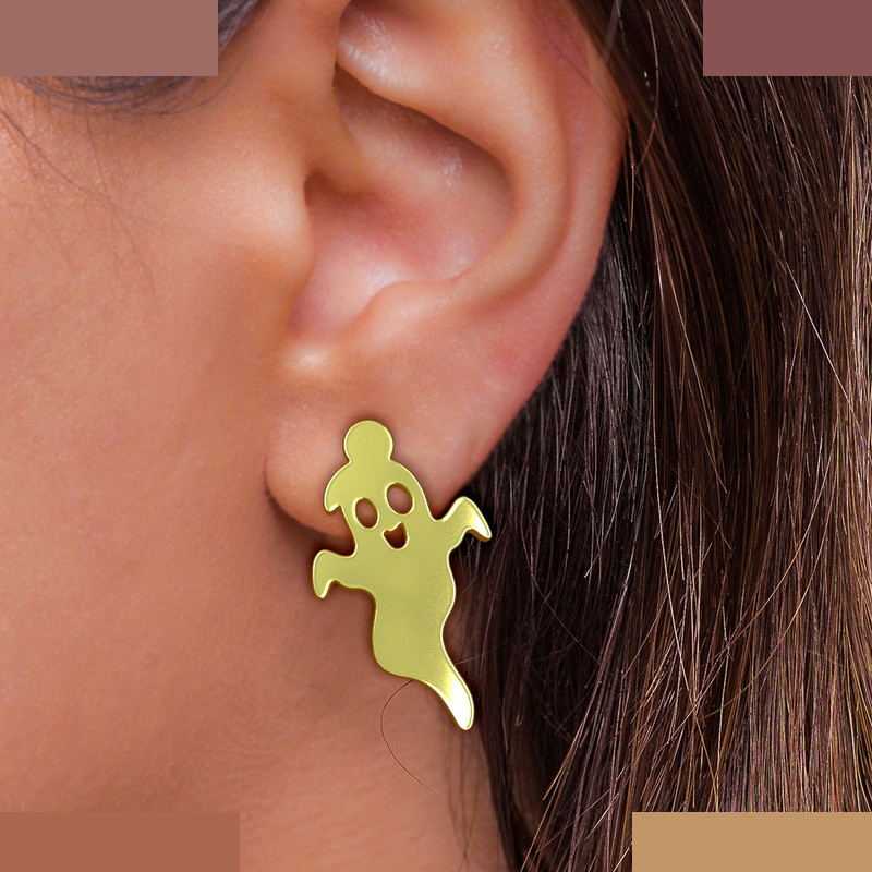 گوشواره طلا 18 عیار زنانه مدوپد مدل روح کد GA1-14602 گوشواره طلا 18 عیار زنانه مدوپد مدل روح کد GA1-14602