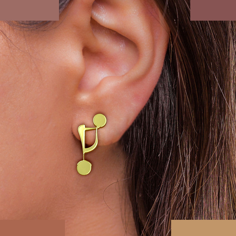 گوشواره طلا 18 عیار زنانه مدوپد مدل هندسی کد GA1-14728 گوشواره طلا 18 عیار زنانه مدوپد مدل هندسی کد GA1-14728