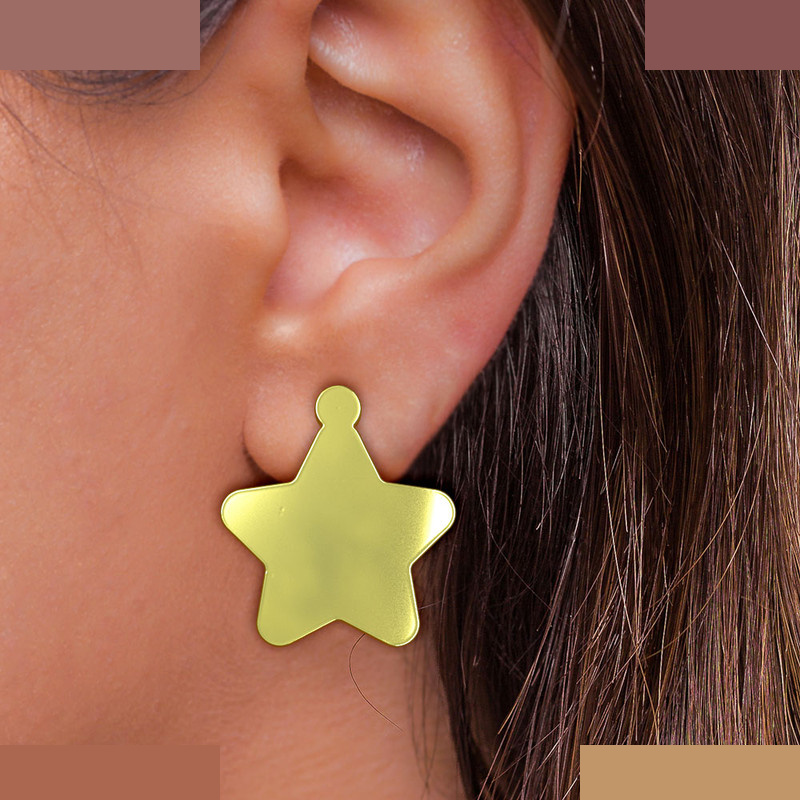 گوشواره طلا 18 عیار زنانه مدوپد مدل ستاره کد GA1-15515 گوشواره طلا 18 عیار زنانه مدوپد مدل ستاره کد GA1-15515