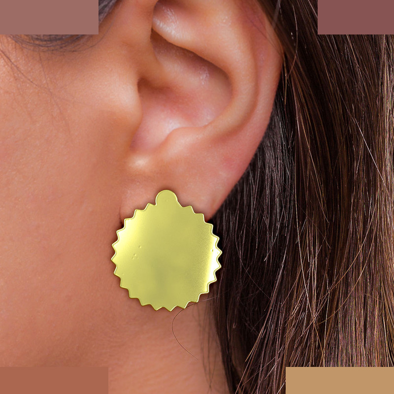 گوشواره طلا 18 عیار زنانه مدوپد مدل ستاره کد GA1-15592 گوشواره طلا 18 عیار زنانه مدوپد مدل ستاره کد GA1-15592