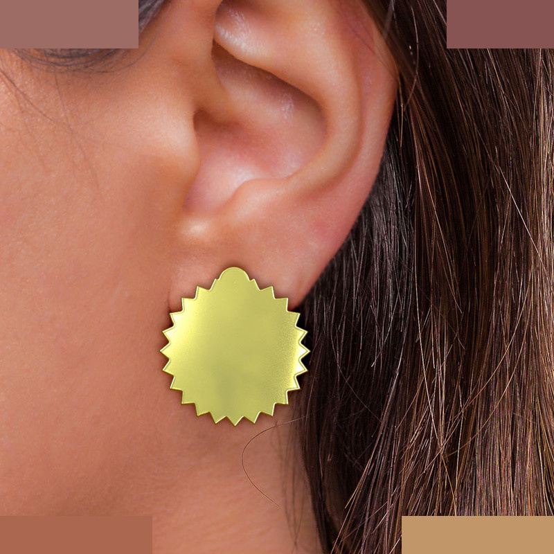 گوشواره طلا 18 عیار زنانه مدوپد مدل ستاره کد GA1-15622 گوشواره طلا 18 عیار زنانه مدوپد مدل ستاره کد GA1-15622