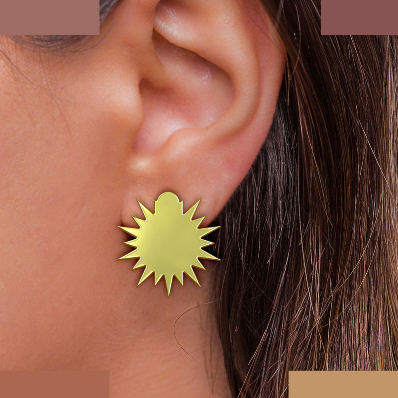 گوشواره طلا 18 عیار زنانه مدوپد مدل ستاره کد GA1-15624 گوشواره طلا 18 عیار زنانه مدوپد مدل ستاره کد GA1-15624