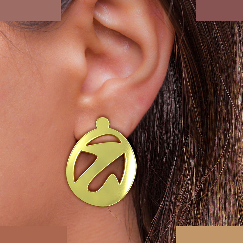 گوشواره طلا 18 عیار زنانه مدوپد مدل هندسی کد GA1-16150 گوشواره طلا 18 عیار زنانه مدوپد مدل هندسی کد GA1-16150