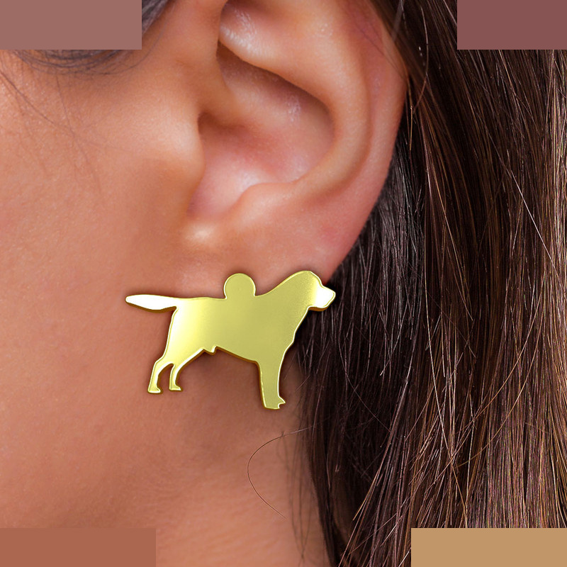 گوشواره طلا 18 عیار زنانه مدوپد مدل سگ کد GA1-16394 گوشواره طلا 18 عیار زنانه مدوپد مدل سگ کد GA1-16394