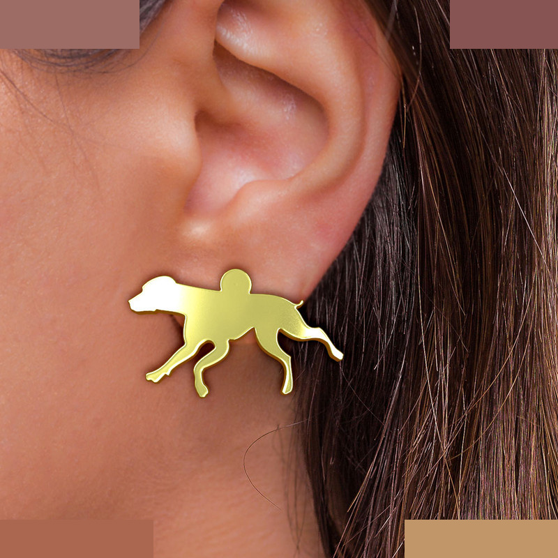 گوشواره طلا 18 عیار زنانه مدوپد مدل سگ کد GA1-16423 گوشواره طلا 18 عیار زنانه مدوپد مدل سگ کد GA1-16423