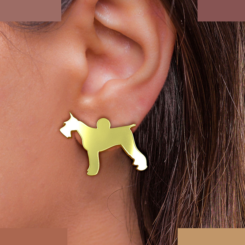 گوشواره طلا 18 عیار زنانه مدوپد مدل سگ کد GA1-16436 گوشواره طلا 18 عیار زنانه مدوپد مدل سگ کد GA1-16436