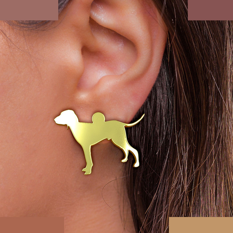 گوشواره طلا 18 عیار زنانه مدوپد مدل سگ کد GA1-16443 گوشواره طلا 18 عیار زنانه مدوپد مدل سگ کد GA1-16443