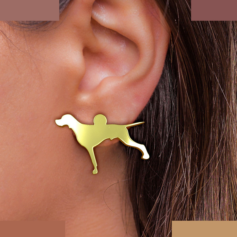 گوشواره طلا 18 عیار زنانه مدوپد مدل سگ کد GA1-16464 گوشواره طلا 18 عیار زنانه مدوپد مدل سگ کد GA1-16464
